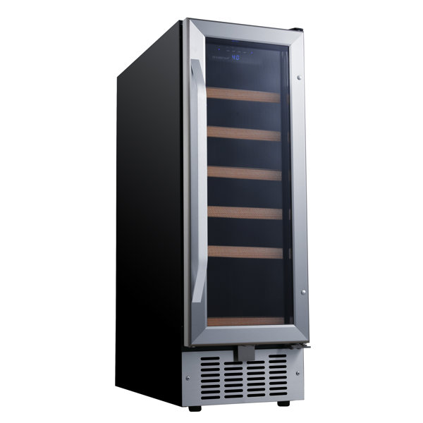 Edgestar 24.25'' width 18 Bottle Single Zone BuiltIn Wine Refrigerator
